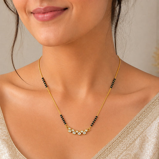 Zariya Diamond Charm Mangalsutra