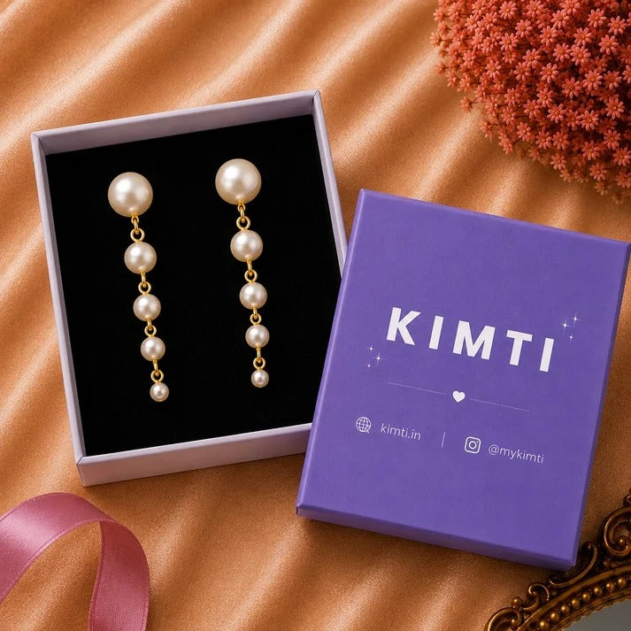 Vogue Vanity White Pearl Earring
