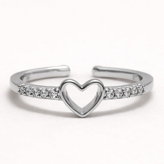 Eternal Heart Crystal Ring