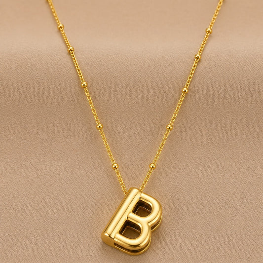 18K Gold Plated Golden Glow B Necklace