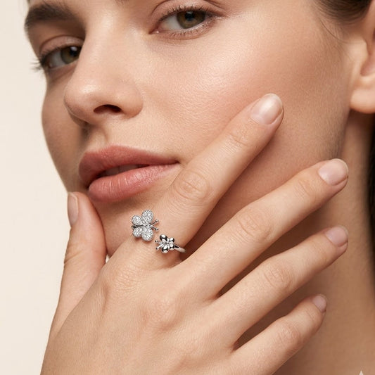Butterfly Blossom Spark Ring