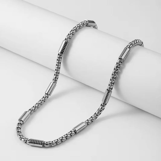 Men-18K Silver Plated Anti Tarnish Chain Pendant