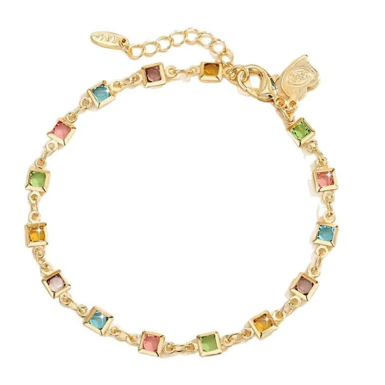 18K Gold Plated Spectrum Shine Bracelet