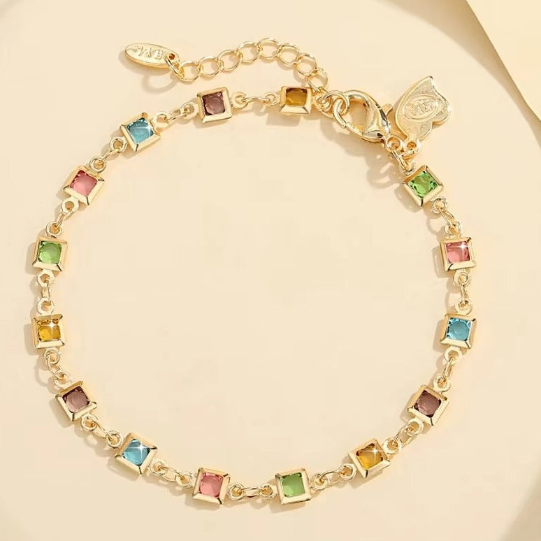 18K Gold Plated Spectrum Shine Bracelet
