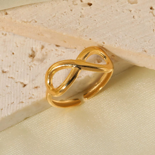 Infinite Symbol Open Finger Ring