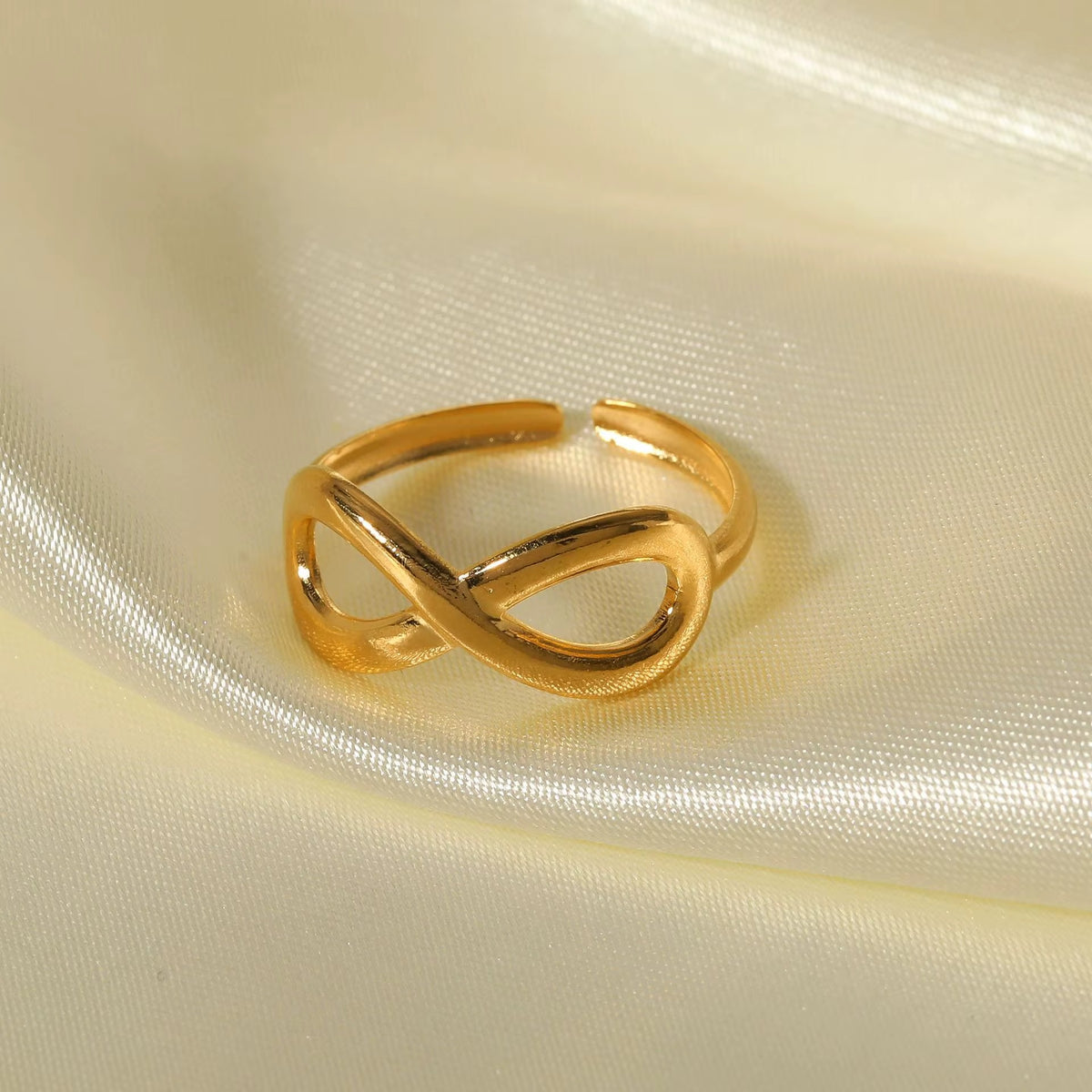 Infinite Symbol Open Finger Ring