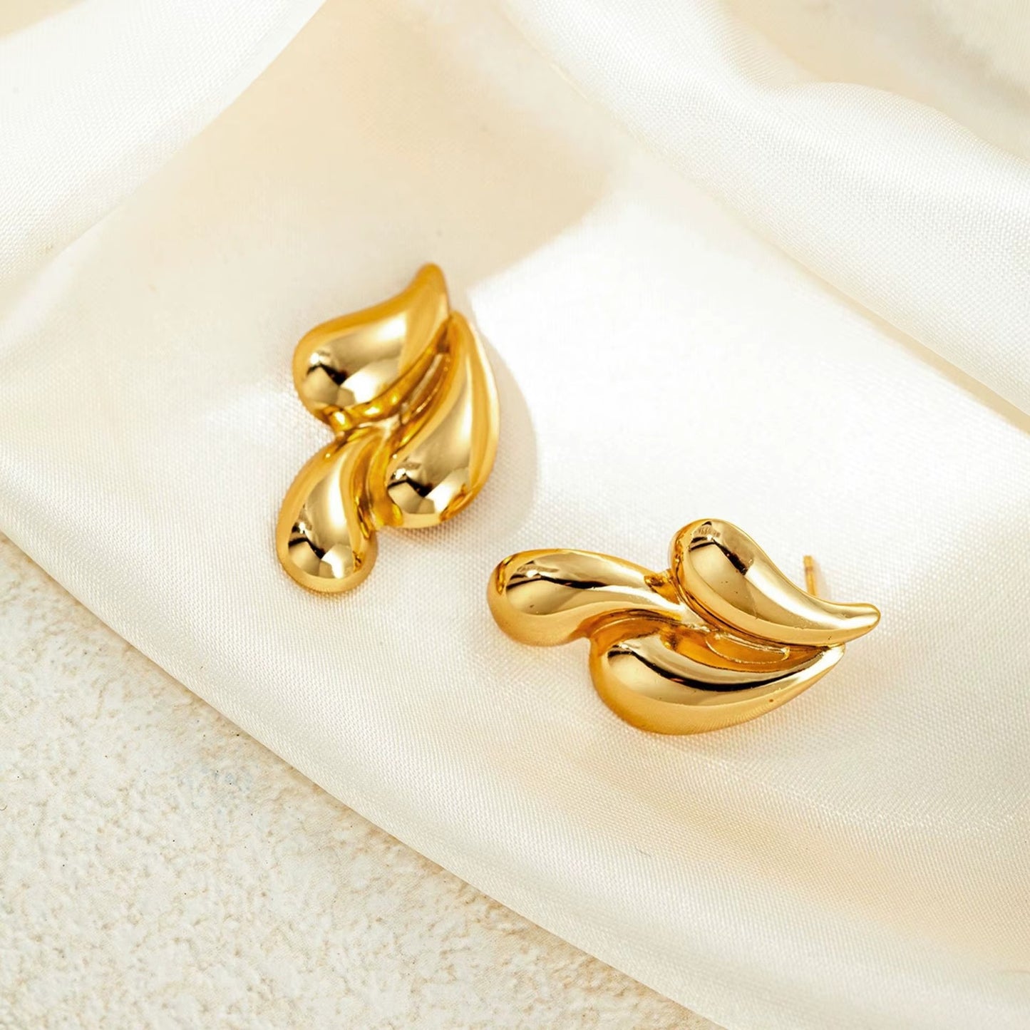 Triple Water Drop Earrings