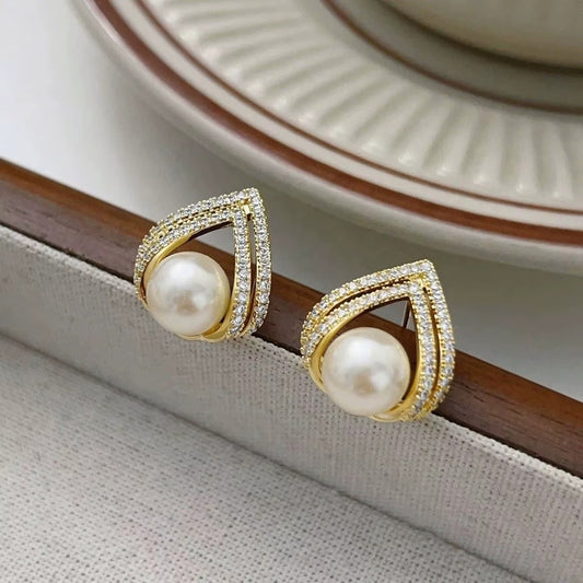Pearl Ear Studs Korean Earring