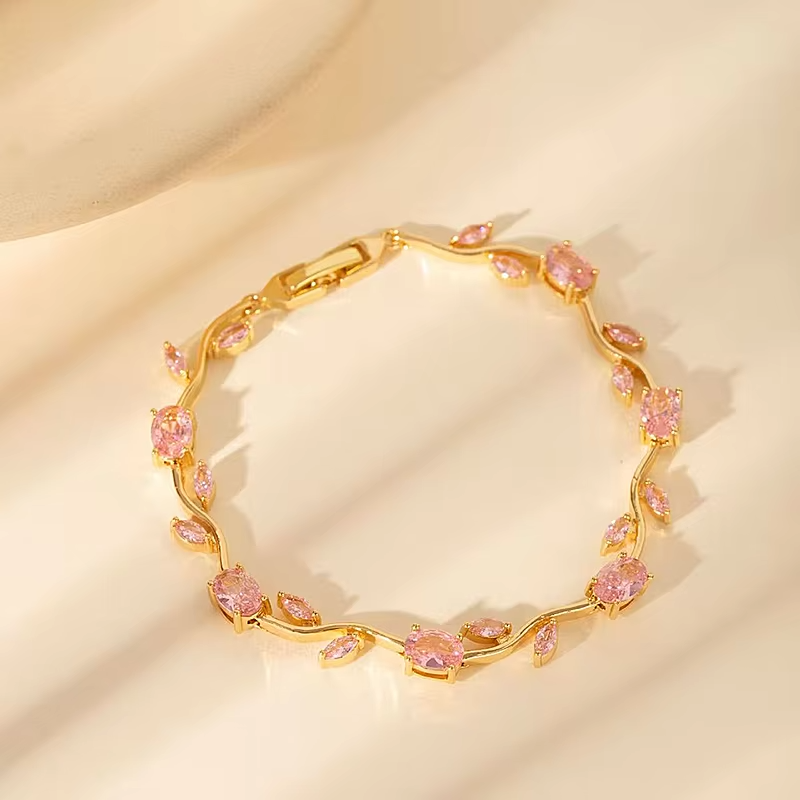 Rs. 499 Elegant Floral Link Lightweight Adjustable Tulip Bracelet