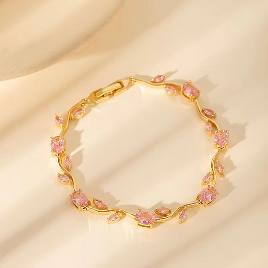 Rs. 599 Elegant Floral Link Lightweight Adjustable Tulip Bracelet