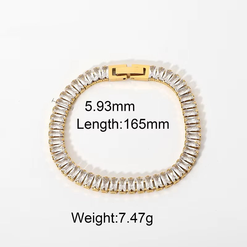 Just Rs. 249 Diamond Horizon Tennis Bracelet