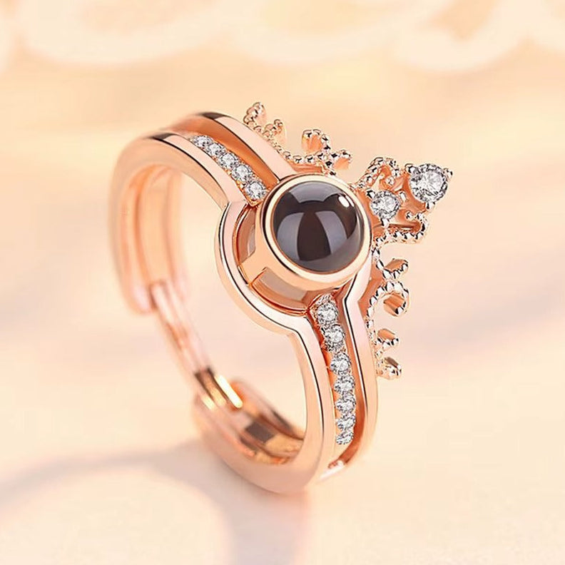 100 Languages Jewelry Gifts I Love You Memory Ring