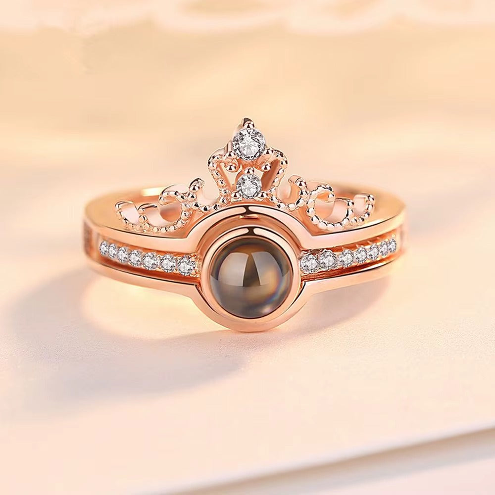 100 Languages Jewelry Gifts I Love You Memory Ring