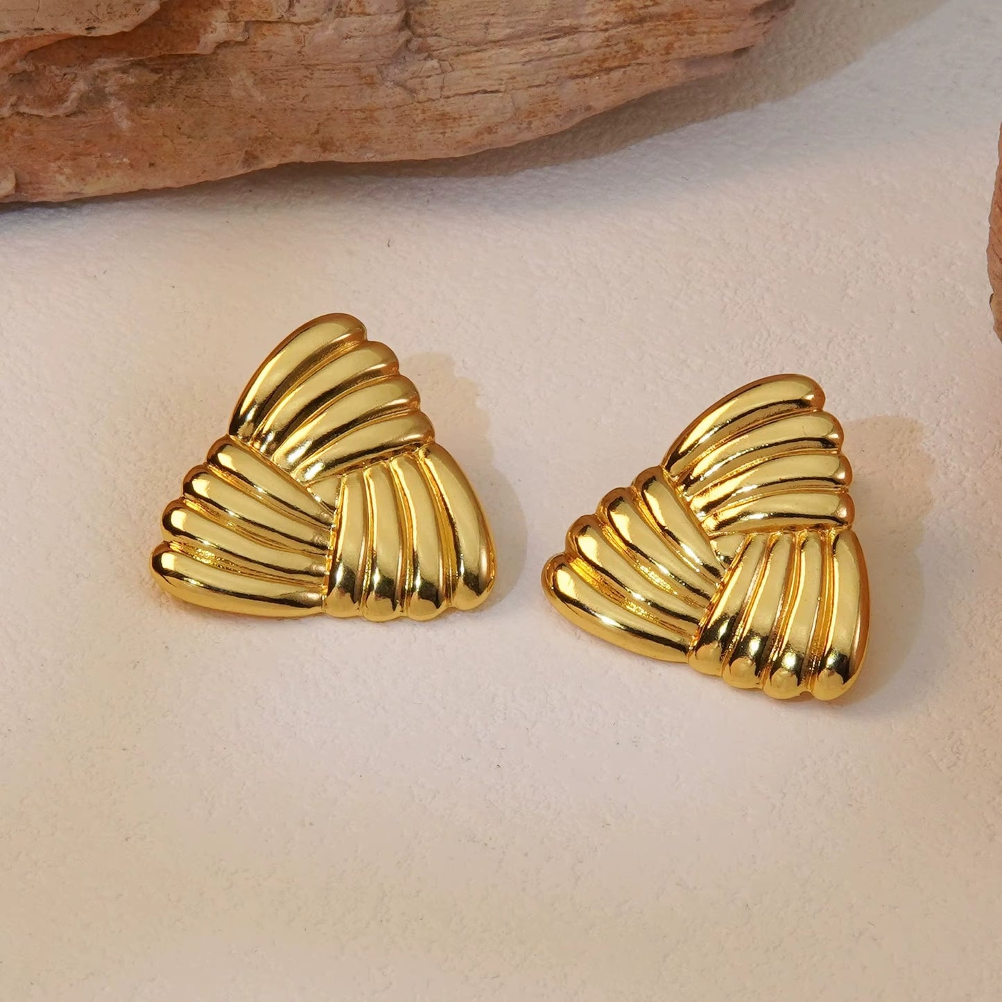 18k Gold Plated Trendy Earrings New Designs