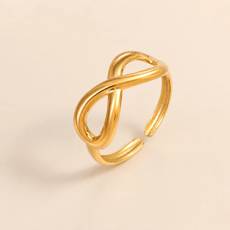 Infinite Symbol Open Finger Ring