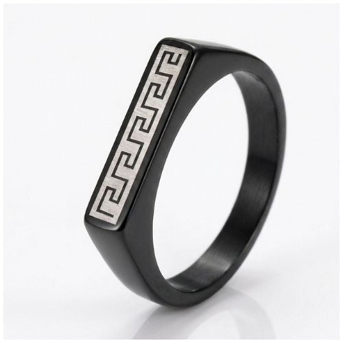 Men - Eclipse Pattern Ring