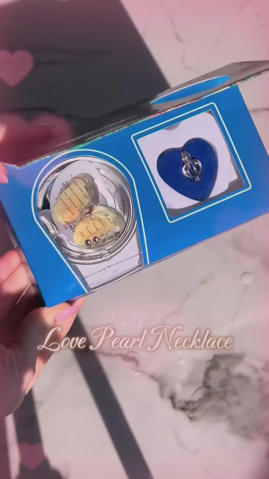 Seaheart Pendant Golden Wish Peral Necklace