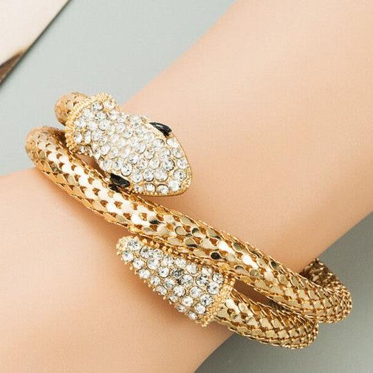 Snake 18K Gold Plated Bracelet