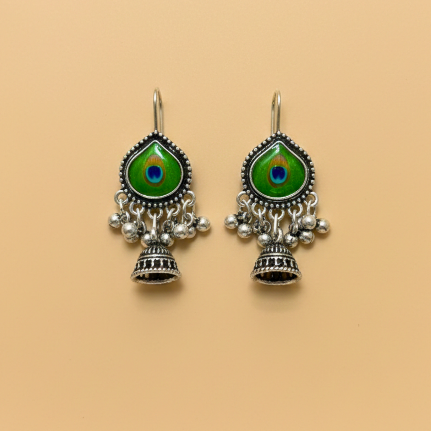 Set of 12  Oxidized Earrings with Black Jewellery Box