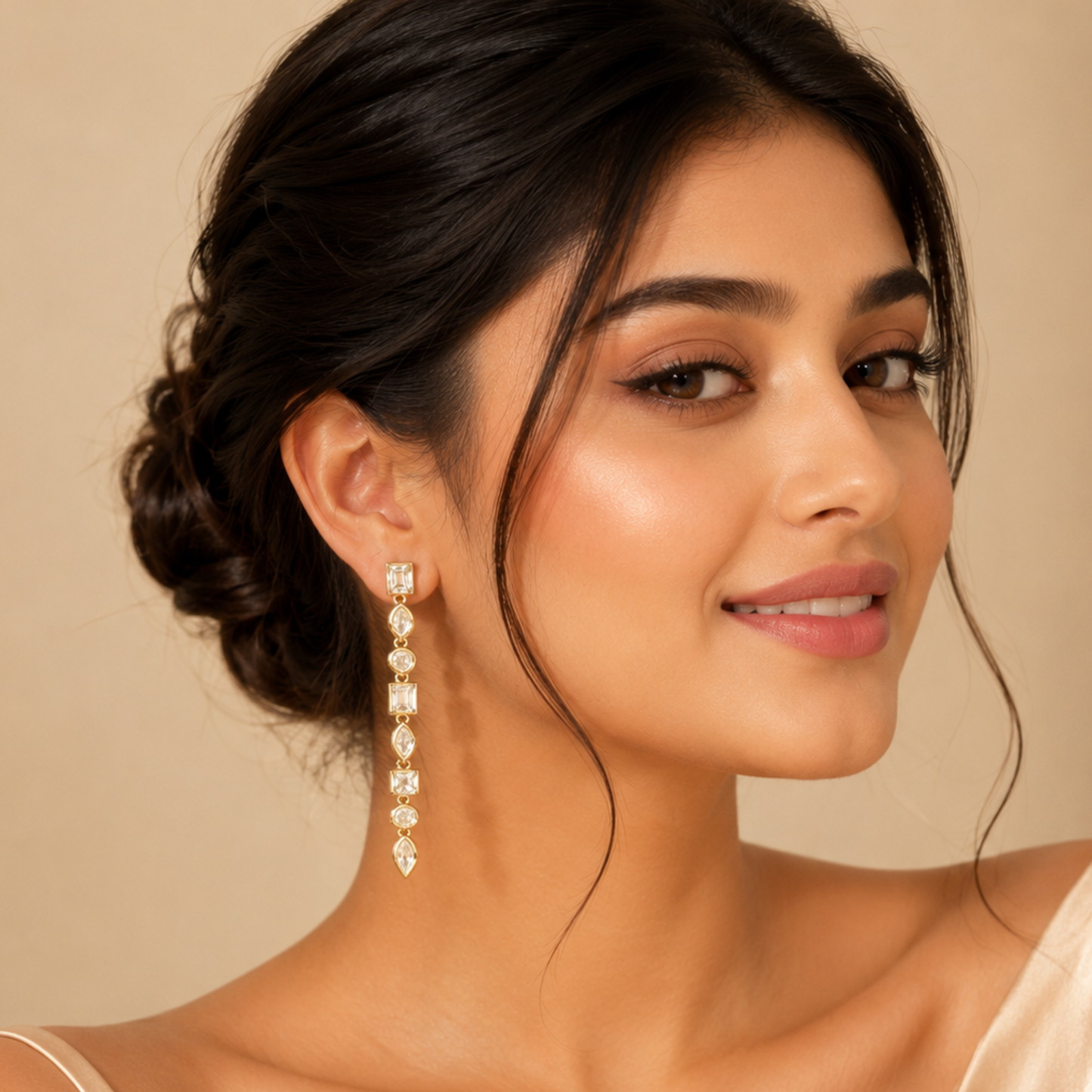 Celeste Crystal Drop Earrings ⭐
