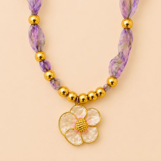 White Blossom Luxe Necklace