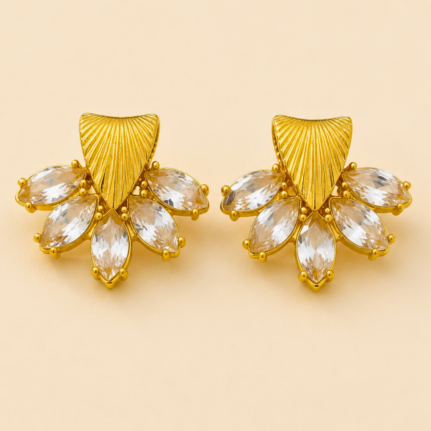 Fleur Royale Stud Earrings