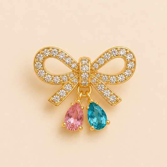 Bella Bow Drop Ear Cuff